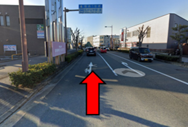 松井山手駅方面_アクセス01